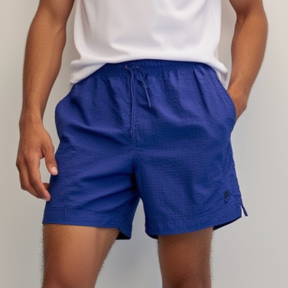 Nike Vintage Nylon Athletic Shorts Purple Medium USA Made 90s Style Gymwear